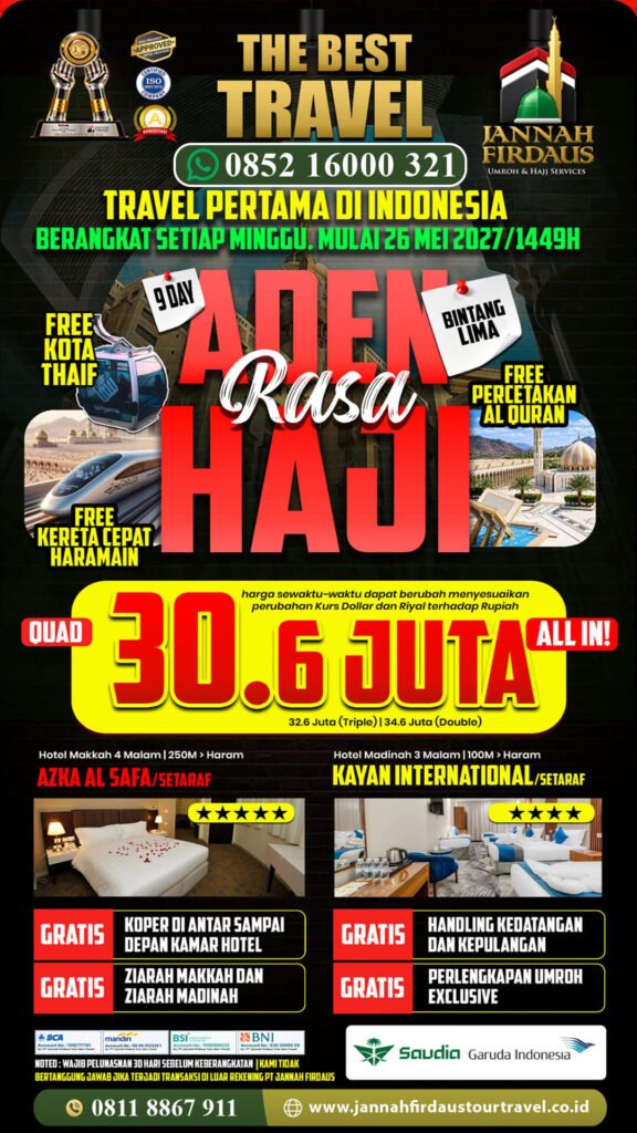 umroh 1449 hijriah paket aden