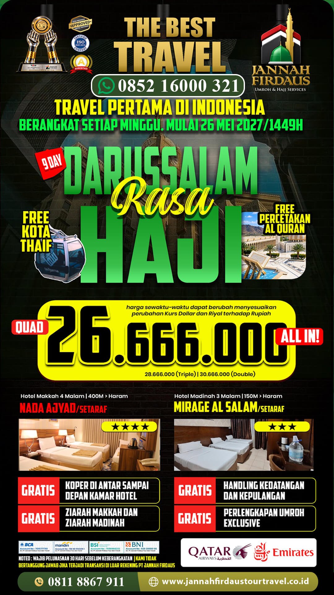umroh 1449 hijriah paket darussalam
