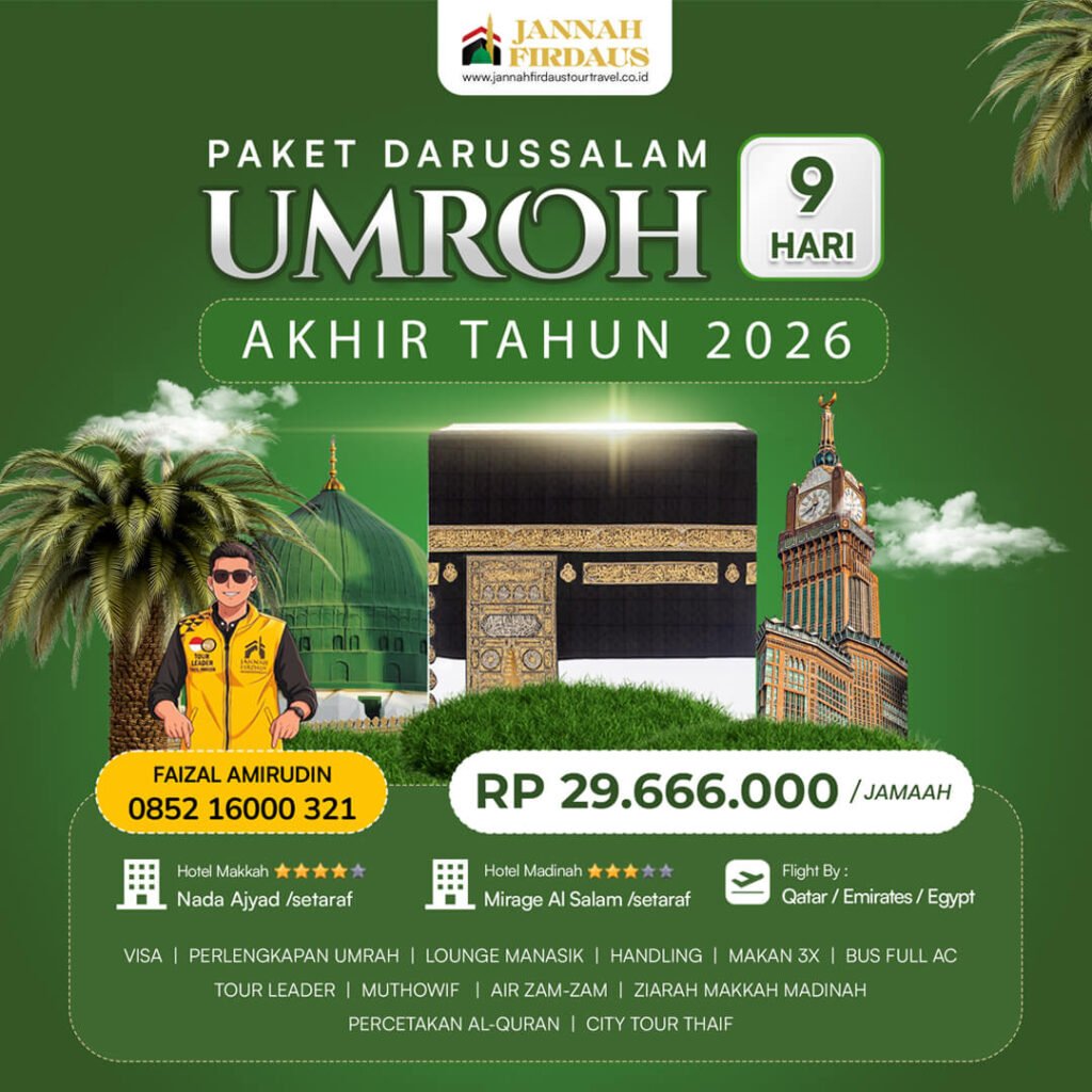 umroh akhir tahun 2026 darussalam