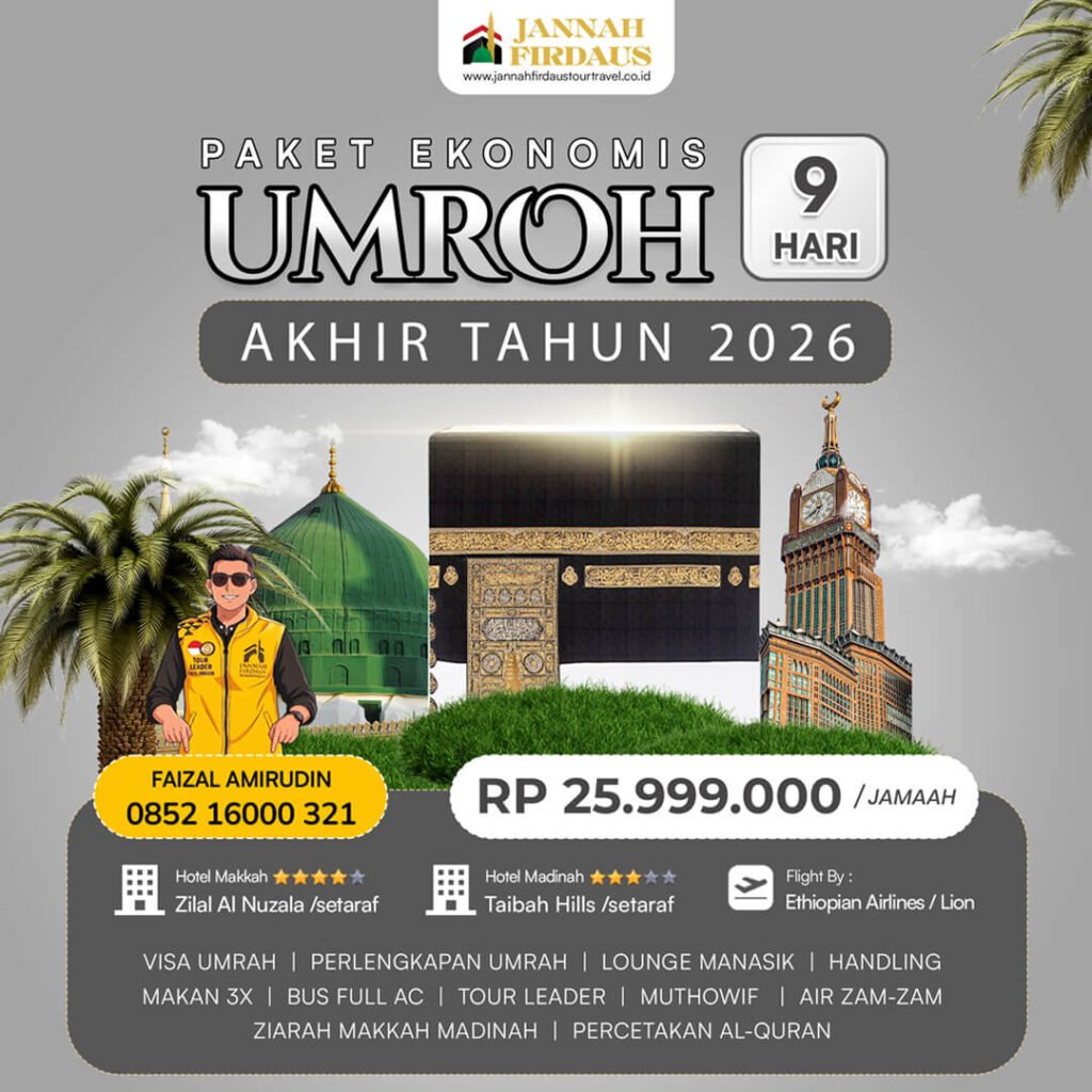 umroh akhir tahun 2026 ekonomis