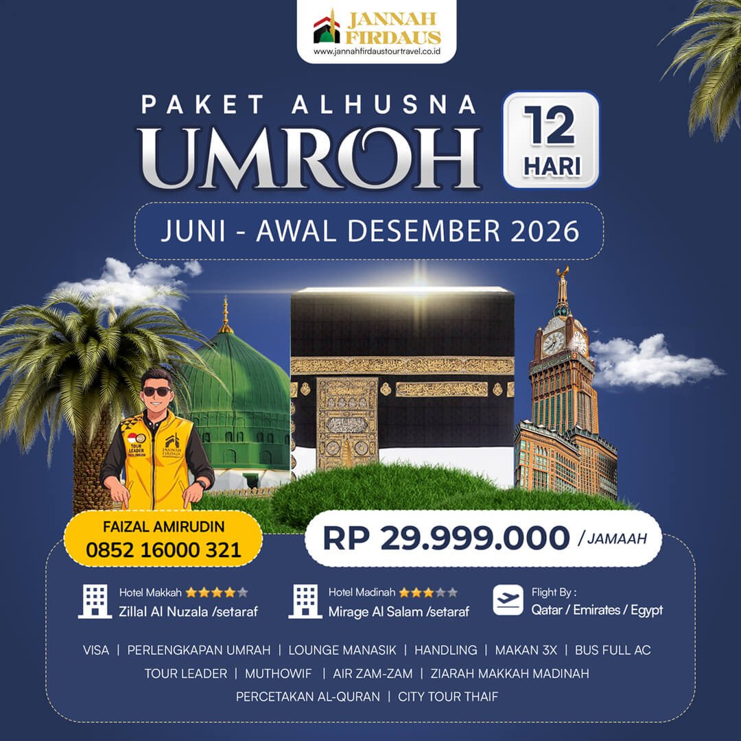 Paket Umroh 2026 2027 6 umroh 2026 alhusna