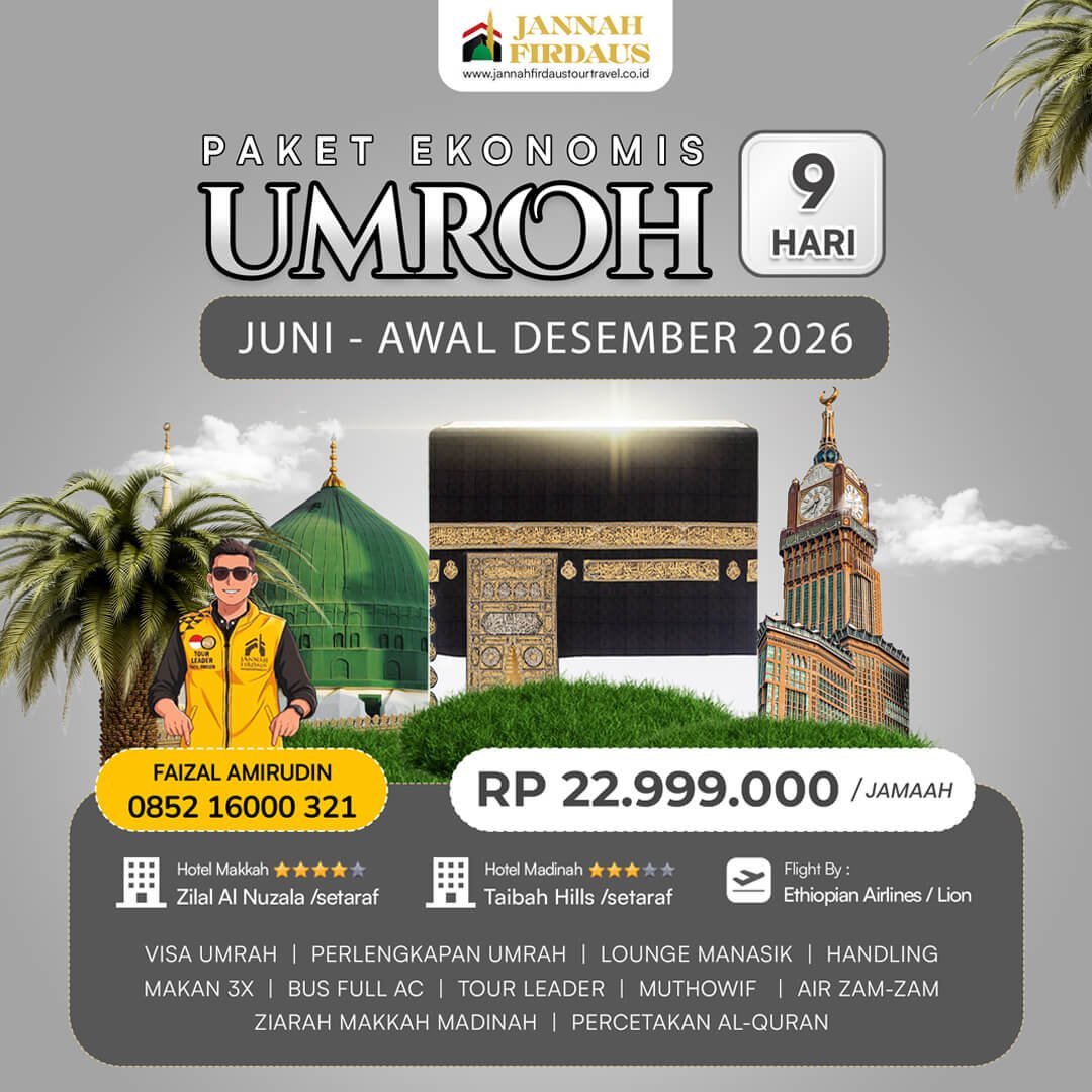 Harga Umroh 2026 1 umroh 2026 ekonomis new
