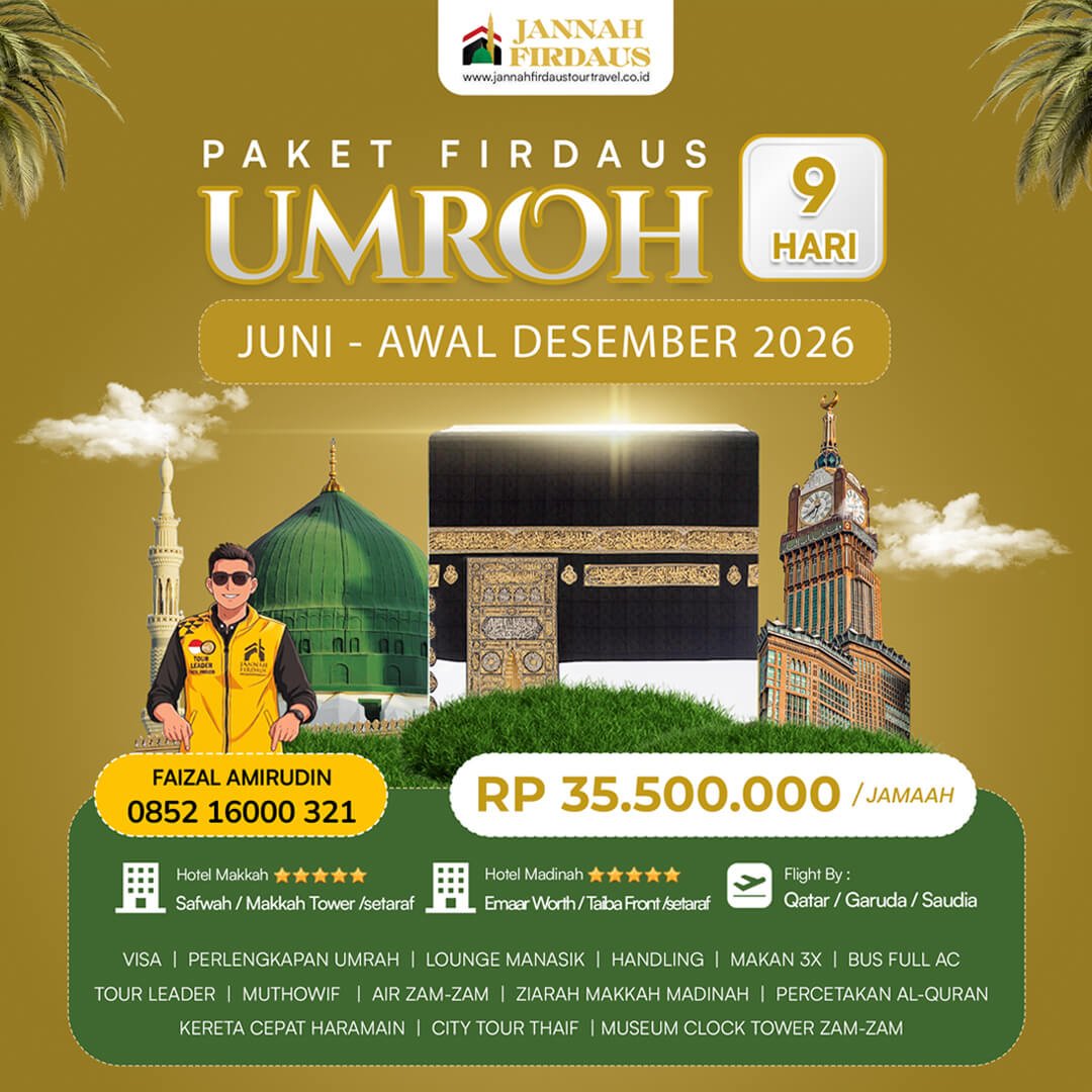 Harga Umroh 2026 4 umroh 2026 firdaus