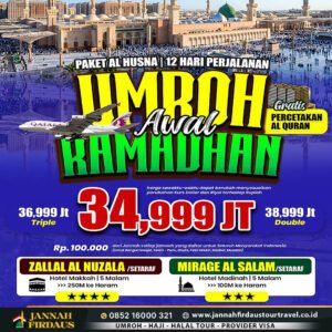 umroh awal ramadhan 2027 alhusna