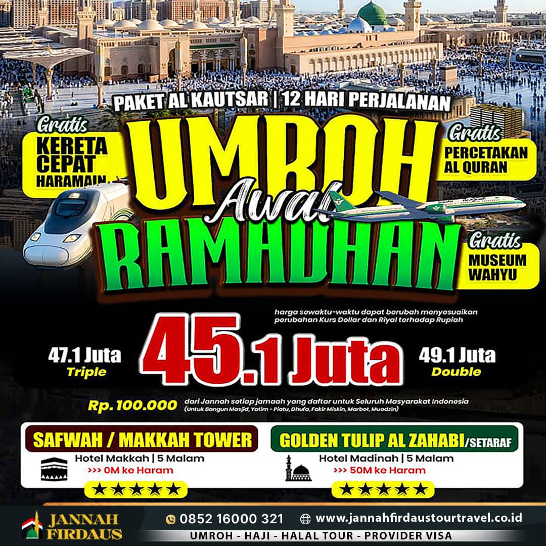 umroh awal ramadhan 2027 alkautsar