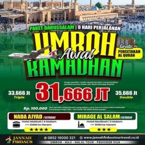 umroh awal ramadhan 2027 darussalam