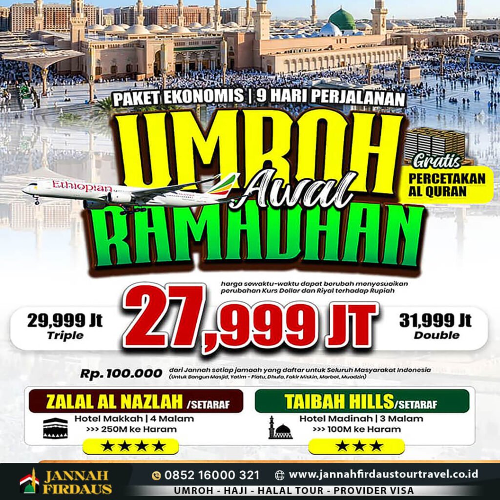 umroh awal ramadhan 2027 ekonomis