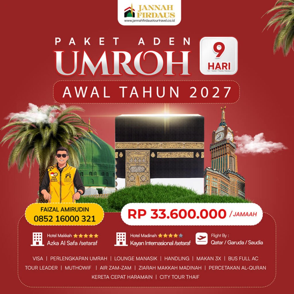 umroh awal tahun 2027 aden