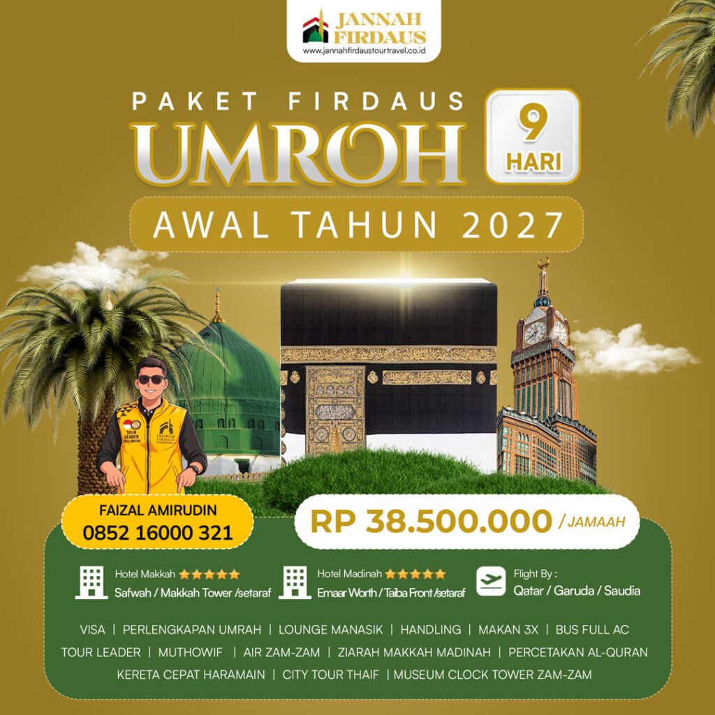 umroh awal tahun 2027 firdaus