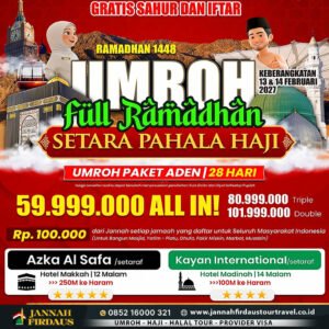 umroh full ramadhan 2027 aden