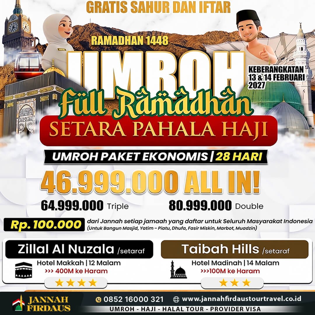 umroh full ramadhan 2027 ekonomis