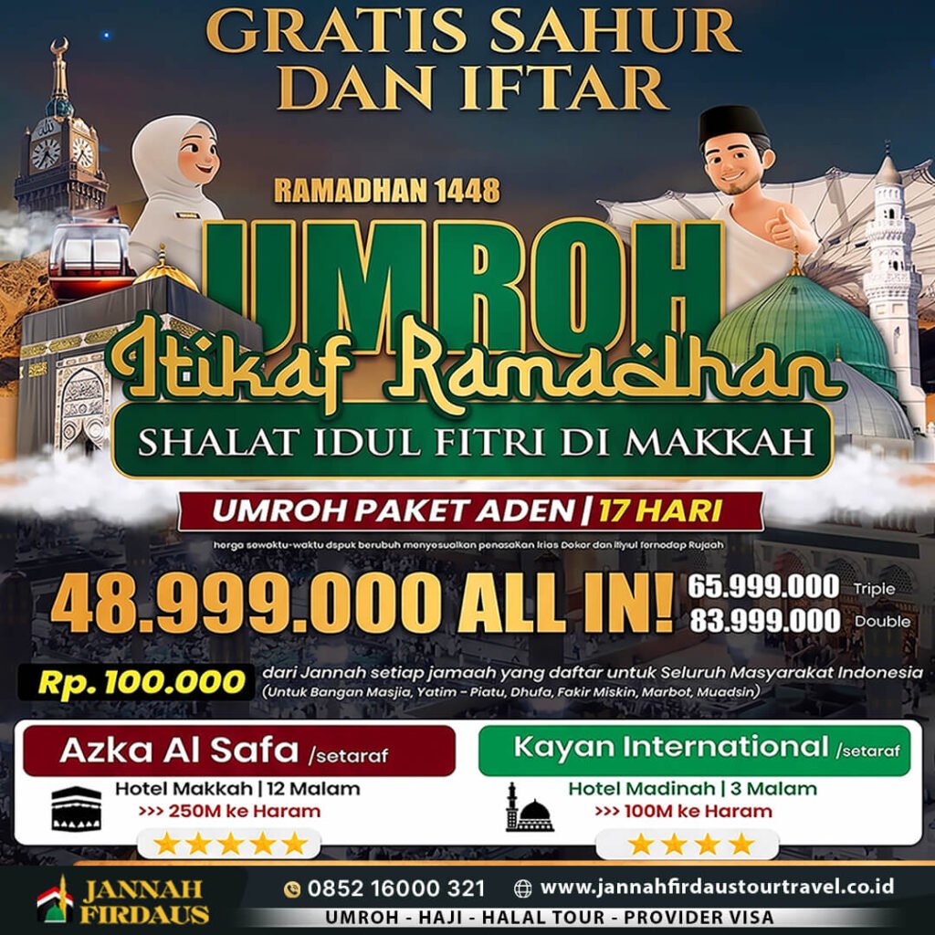 umroh itikaf ramadhan 2027 aden