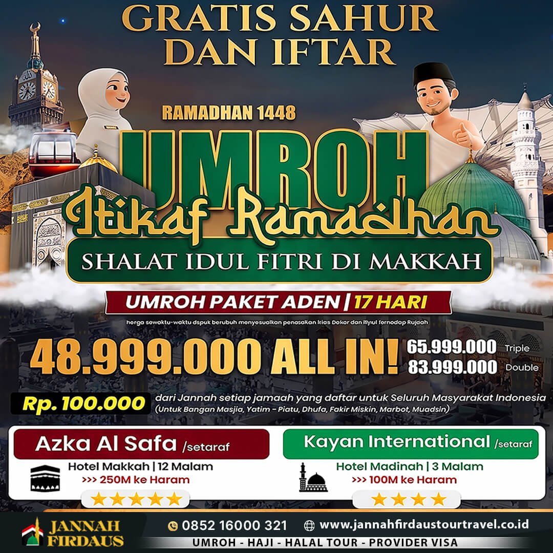 umroh itikaf ramadhan 2027 aden