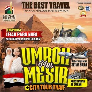 umroh plus mesir 2026 paket 13 hari
