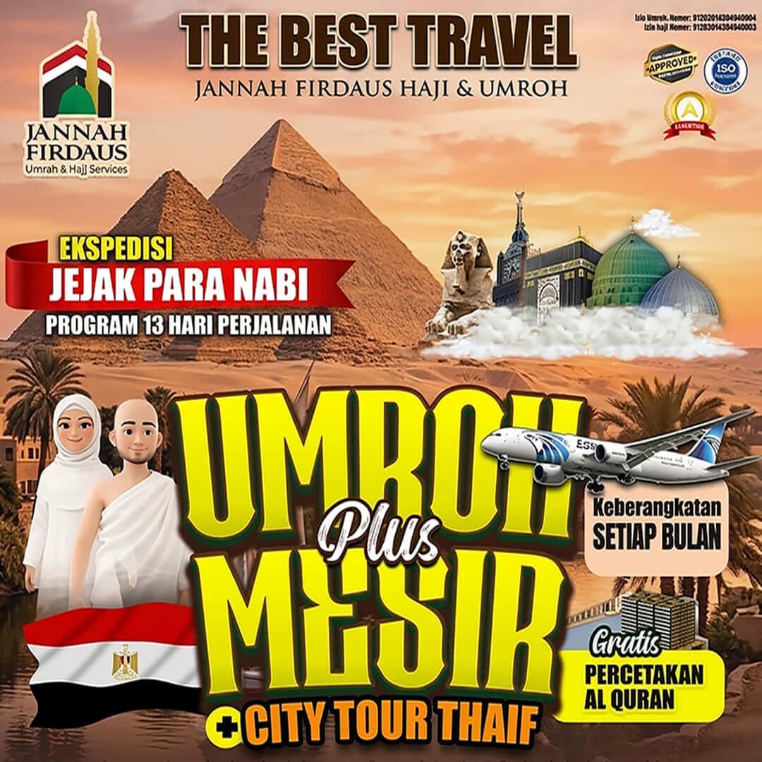 Harga Umroh Plus Mesir 2026 2027 2 umroh plus mesir 2026 paket 13 hari