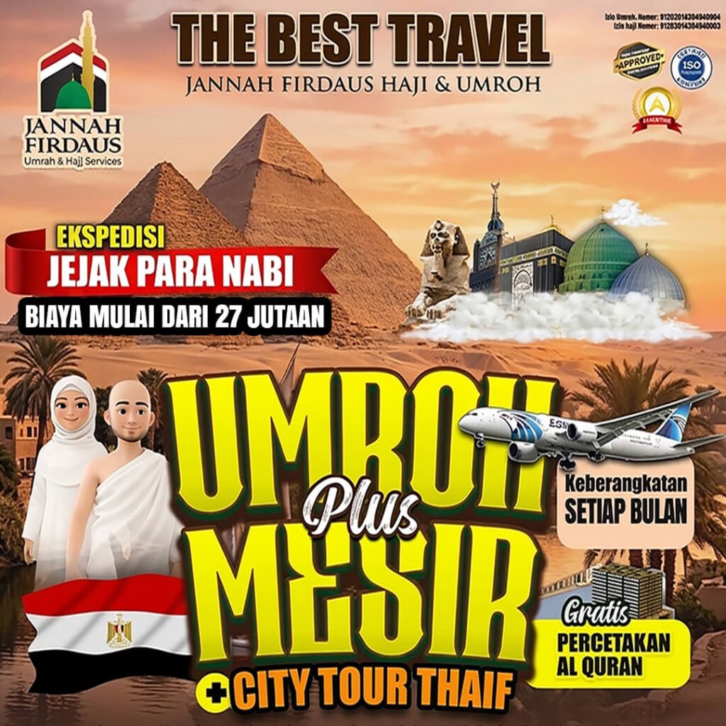 umroh plus mesir ekonomis 2026
