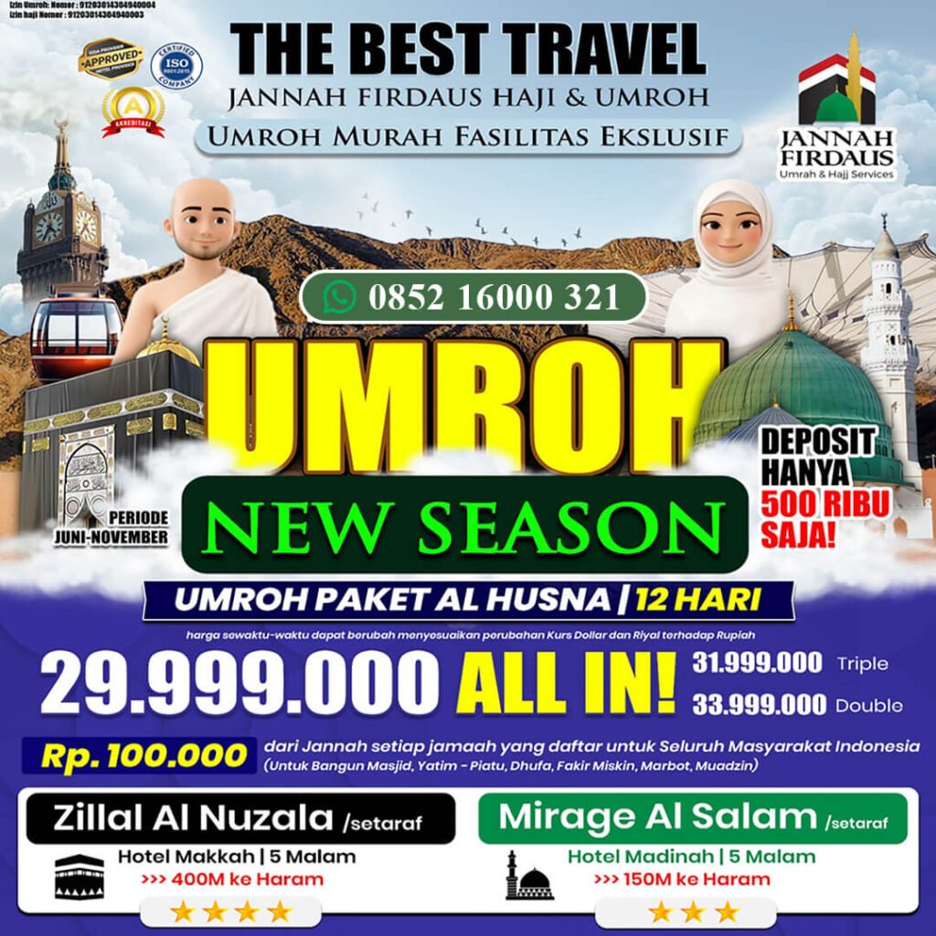 jannah firdaus umroh 2026 paket alhusna