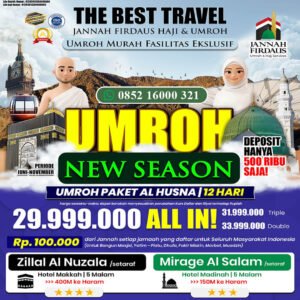 jannah firdaus umroh 2026 paket alhusna