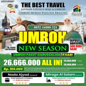 jannah firdaus umroh 2026 paket darussalam