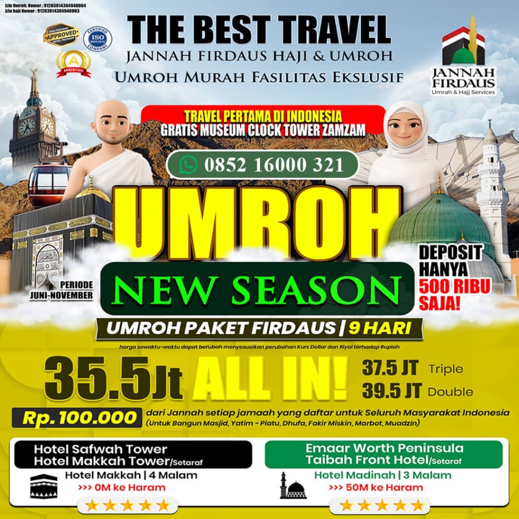 jannah firdaus umroh 2026 paket firdaus