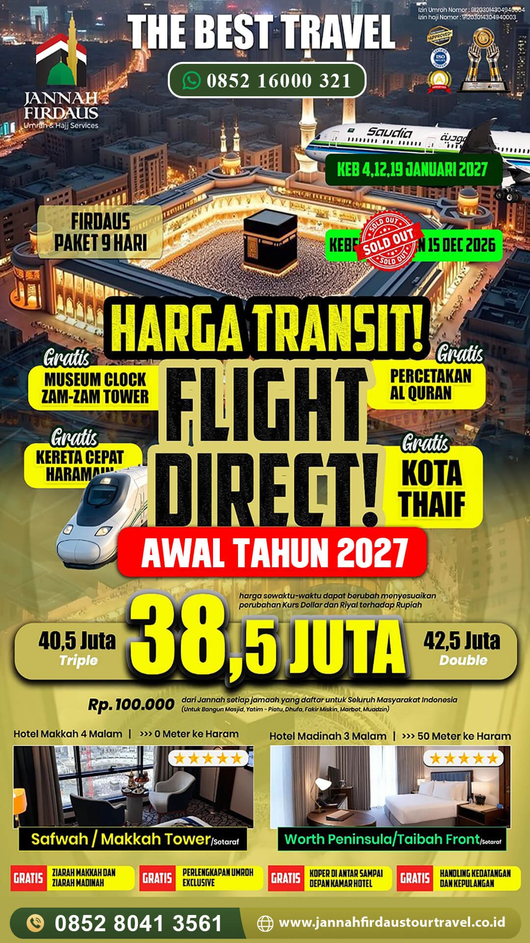 umroh awal tahun jannah firdaus tour travel paket firdaus 2027
