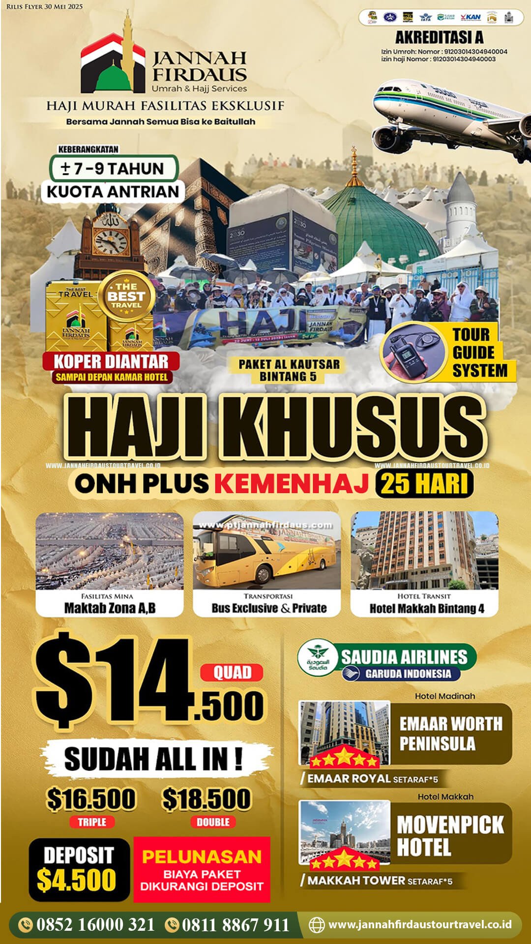 Haji Khusus 2026 Jannah Firdaus Tour Travel Paket Alkautsar