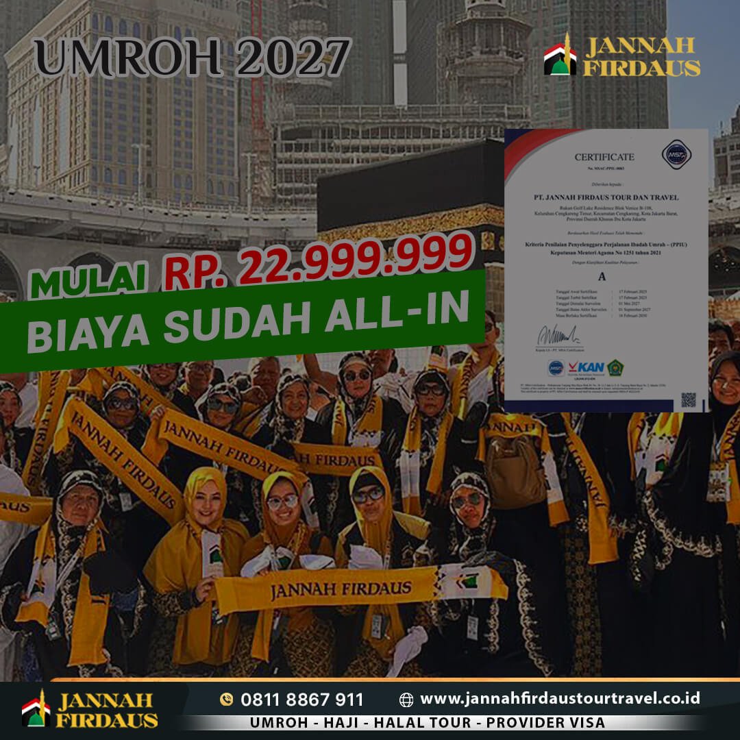 umroh 2027 jannah firdaus tour travel