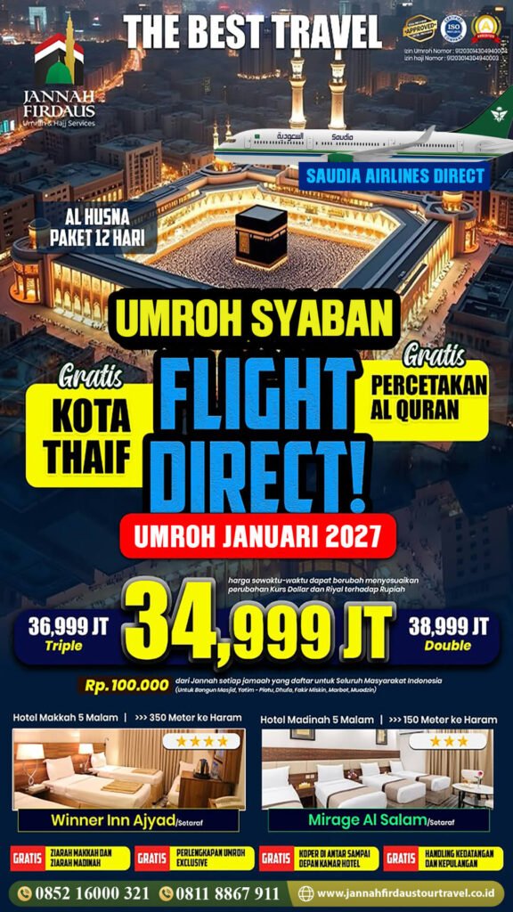 umroh januari 2027 alhusna