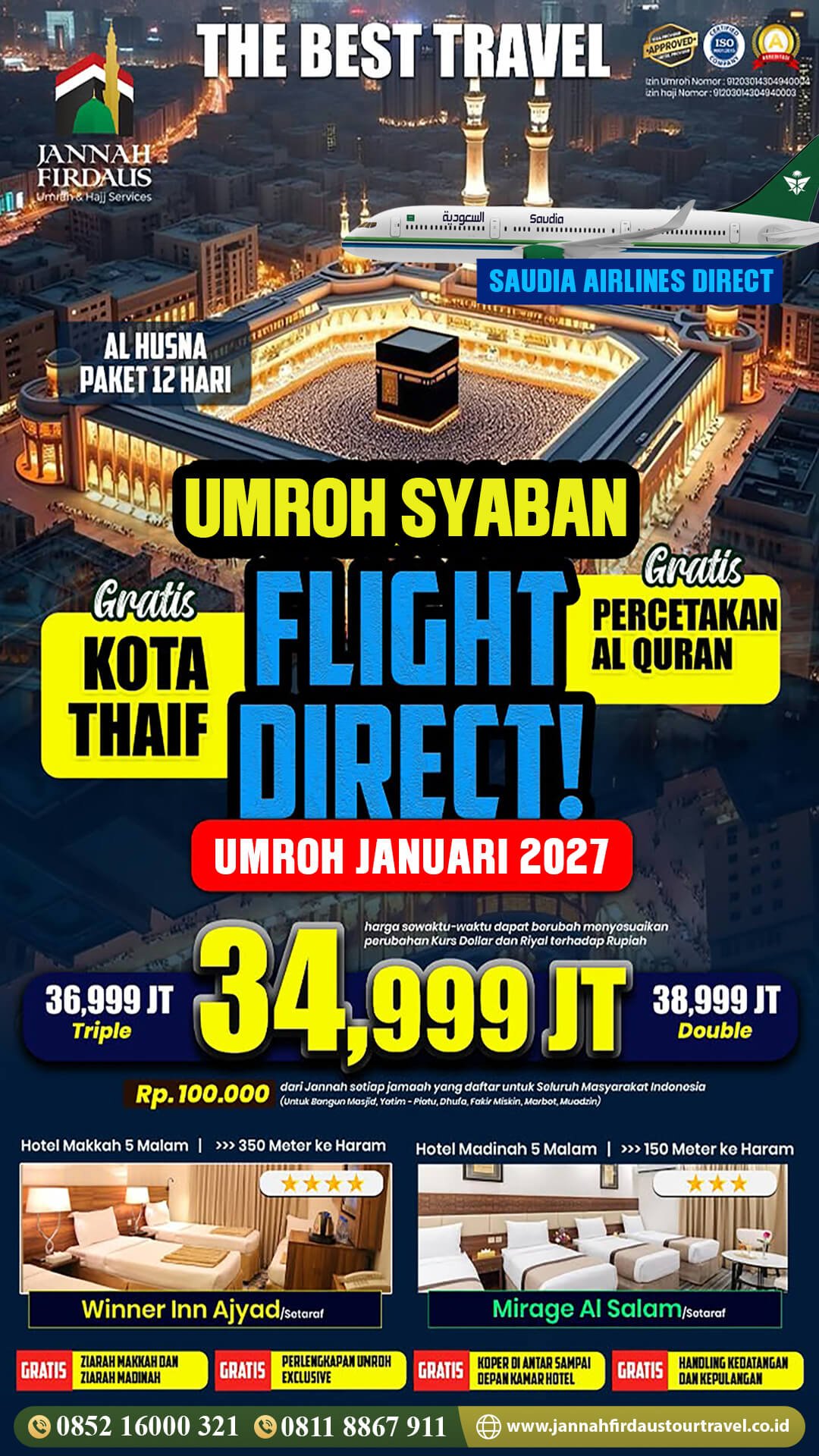 umroh januari 2027 alhusna