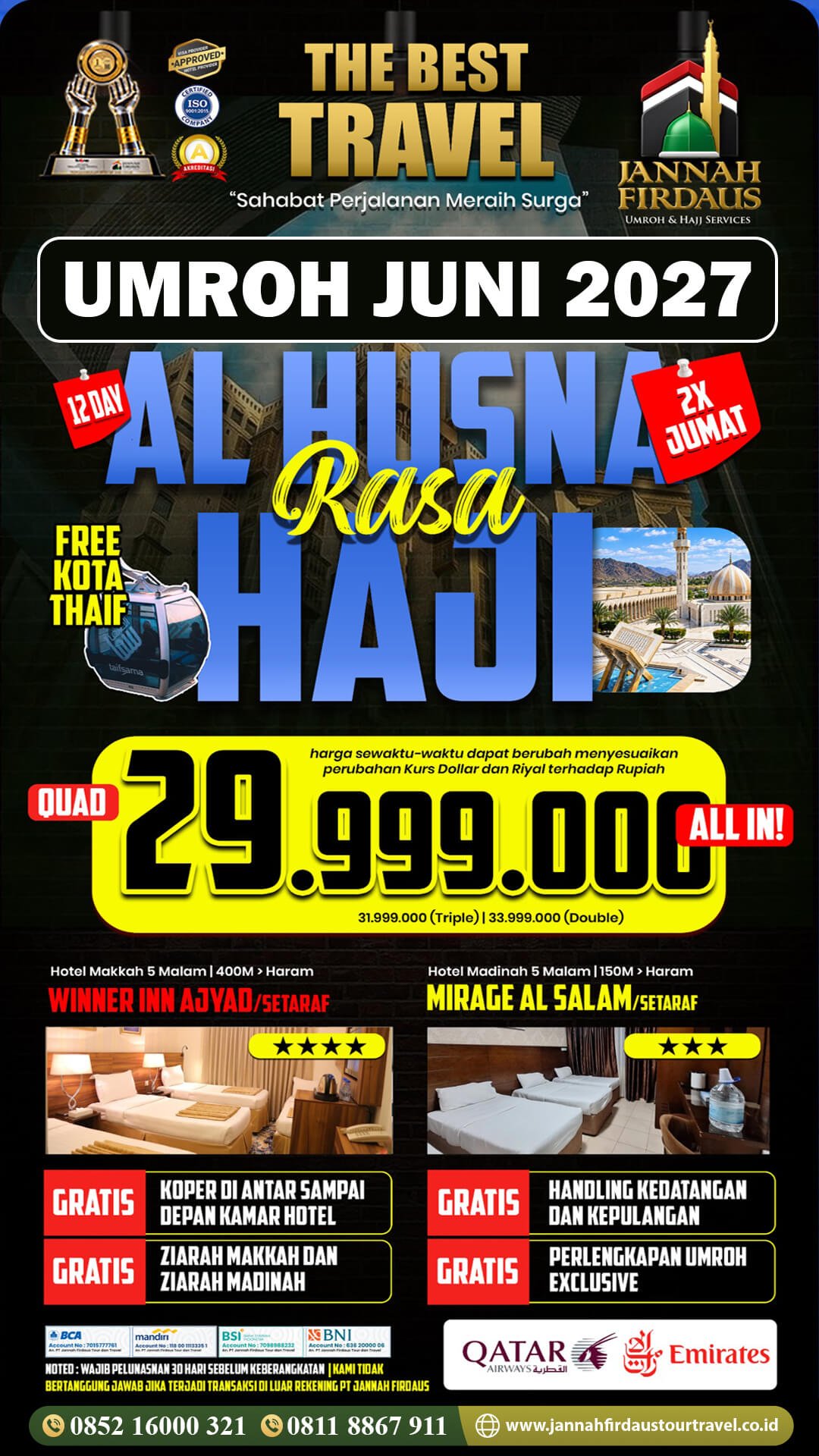 umroh juni 2027 alhusna