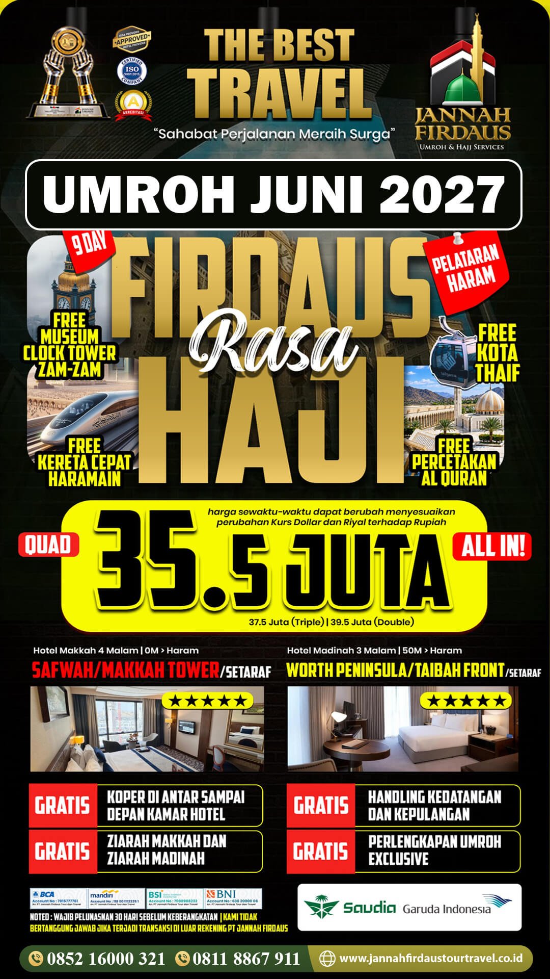 umroh juni 2027 firdaus